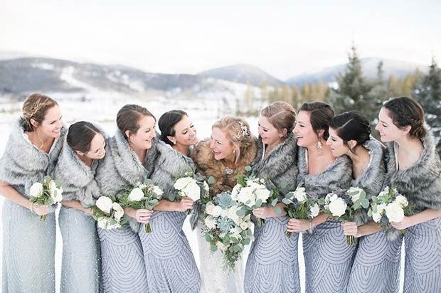 WeddingWire Winter Games: Bridesmaids Dresses - Red, Green, or Something Sparkly? 3