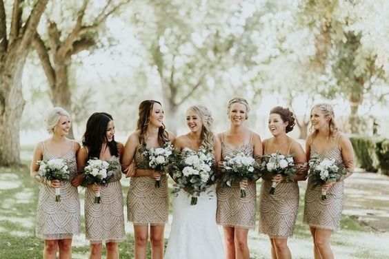 short bridesmaid dresses
