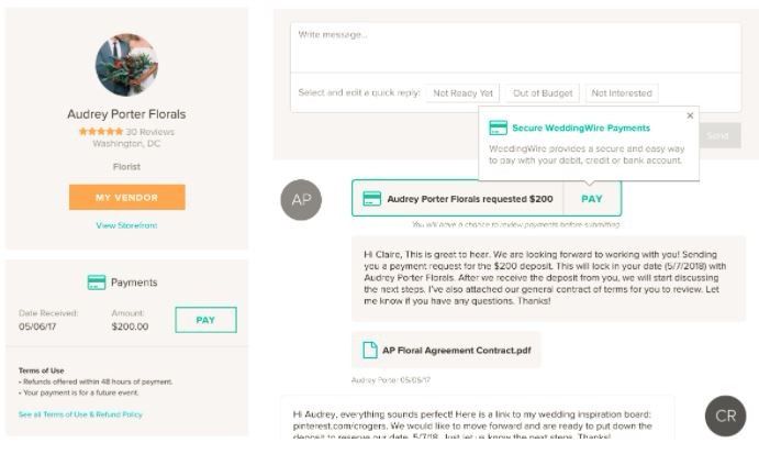 WeddingWire Payments