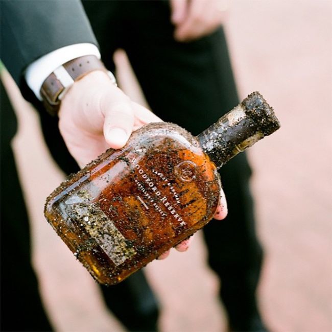 Wedding Superstitions - Burying the Bourbon! 1