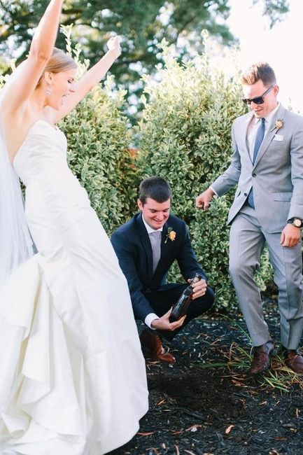 Wedding Superstitions - Burying the Bourbon! 2