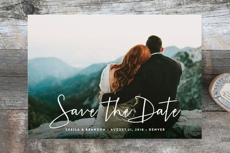 Save the dates - picture or no picture? 1