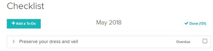 View Done Checklist Items