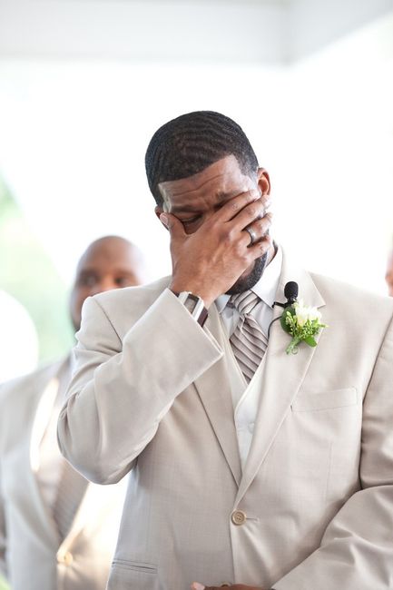 Who is more likely to cry on the wedding day? You or your fiancé(e)?? 1