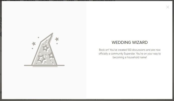 Wedding Wizard Badge