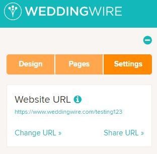 Link to Wedding Website in Evite 1