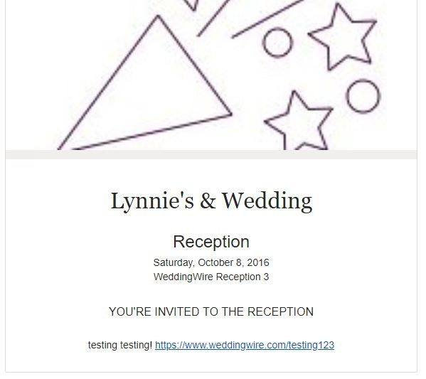 Link to Wedding Website in Evite 3