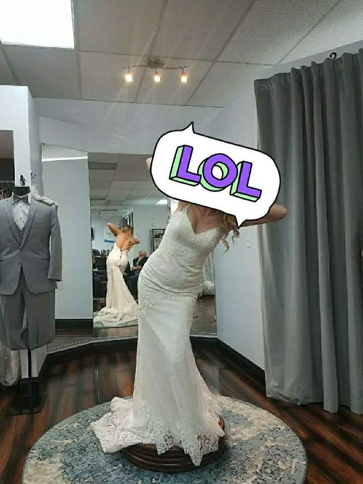 Wedding dress anxiety