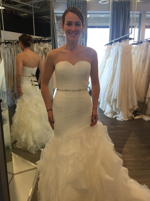 I finally said YES to the dress!!!