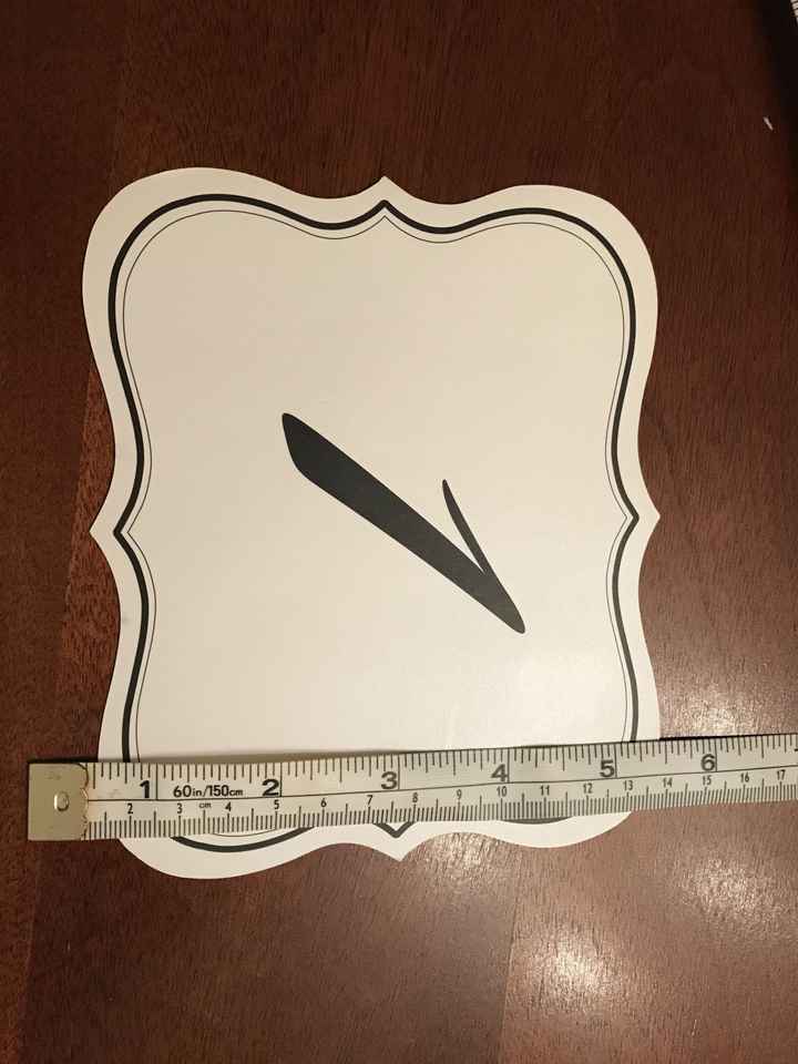  Photo frame size for table numbers - 2