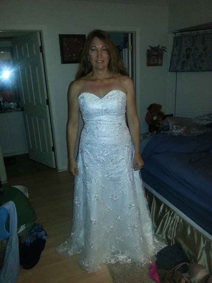 Got my dress I ordreed custom from ebay