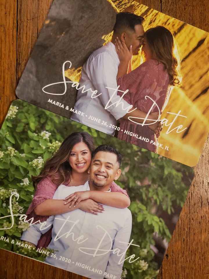 Our save the dates!