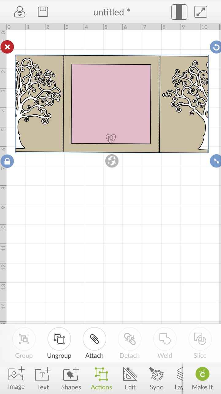 Cricut engagement invites!