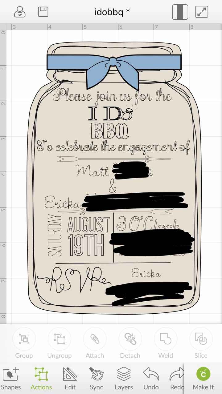 My start at invites!