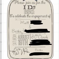 Cricut engagement invites!