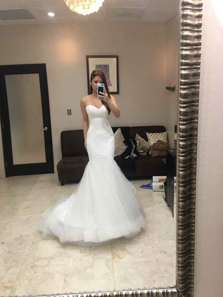 Eek! Can't wait to wear this on my wedding day!