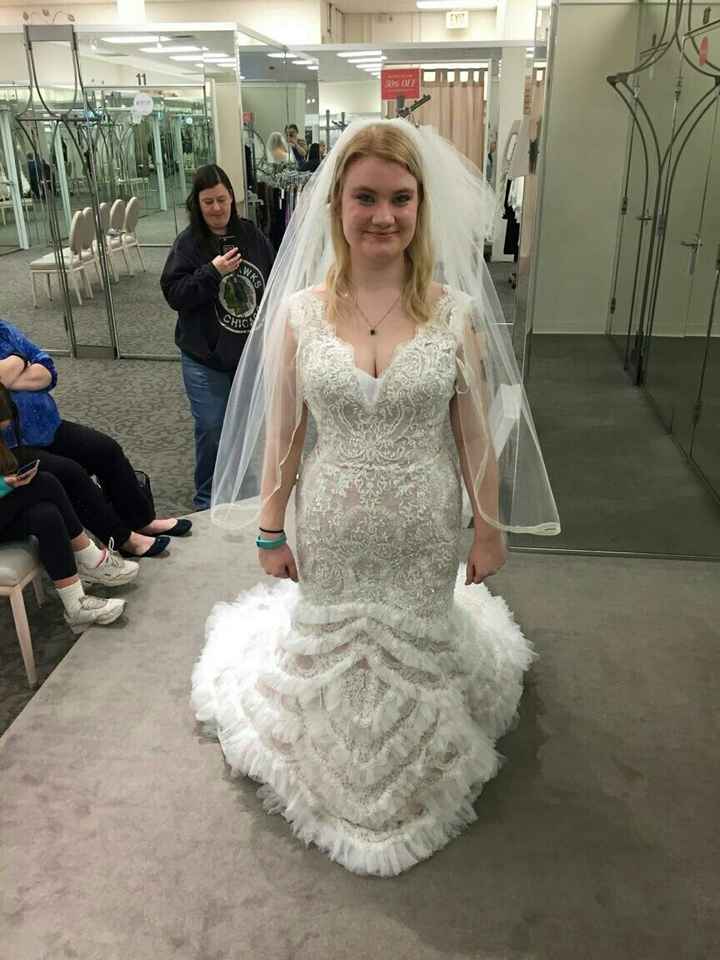 Bought my dress! (And did the thing you're not supposed to do)