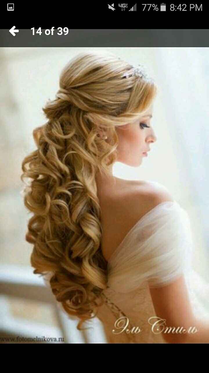 how are you ladies doing your hair for your wedding?