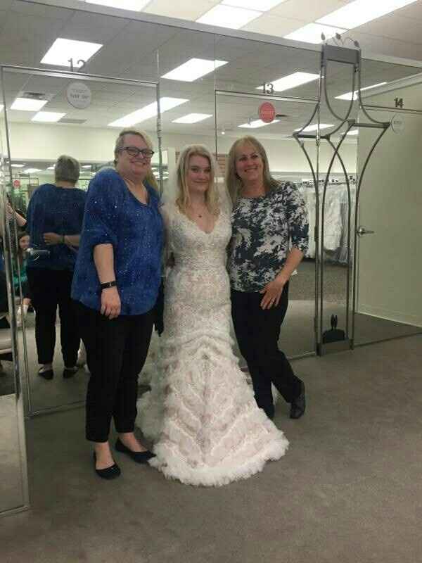 Bought my dress! (And did the thing you're not supposed to do)