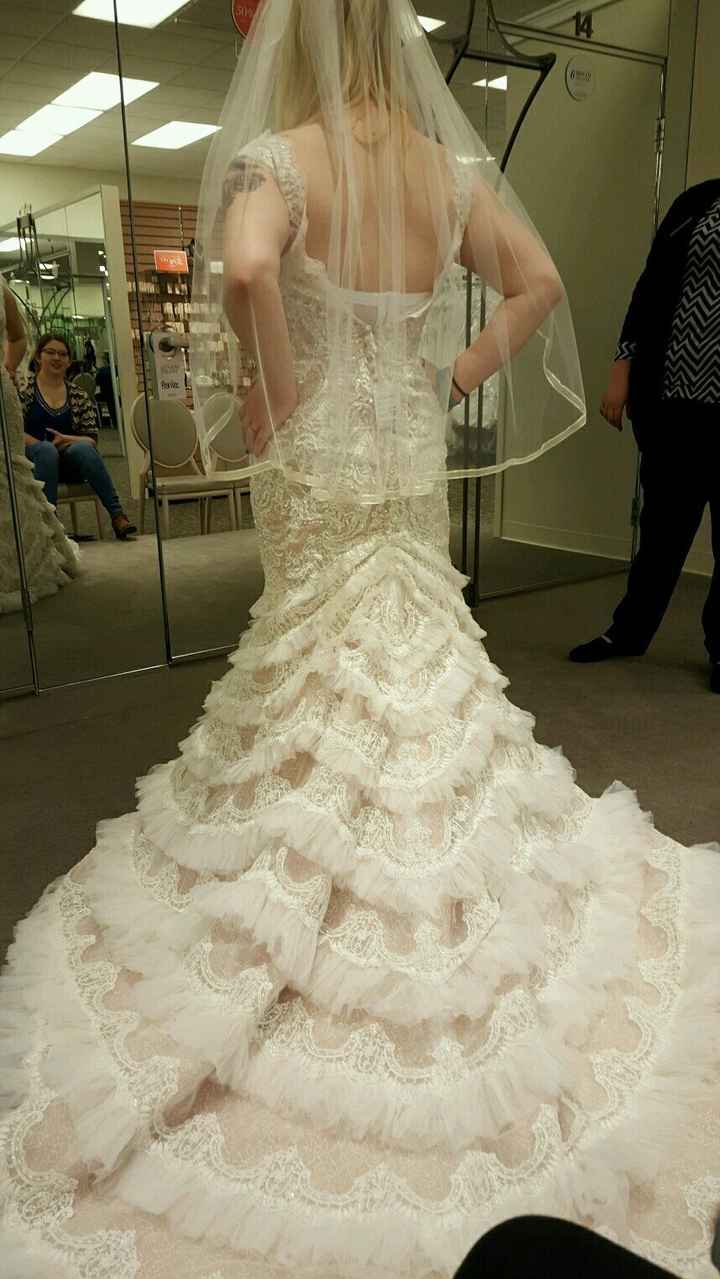 My dress is in...now I want to see yours!