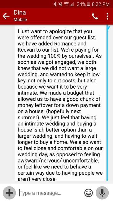 FMIL guest list drama