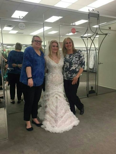 Bought my dress! (And did the thing you're not supposed to do)