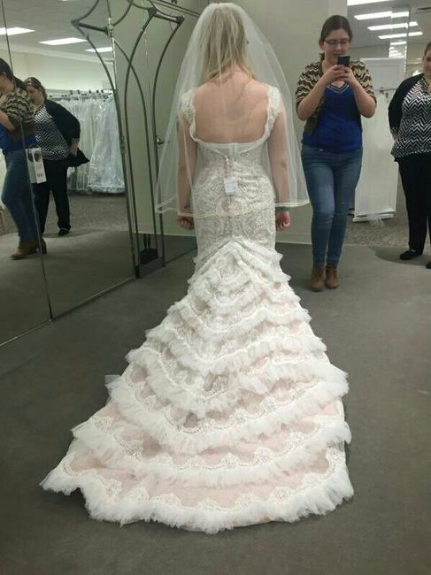 Bought my dress! (And did the thing you're not supposed to do)