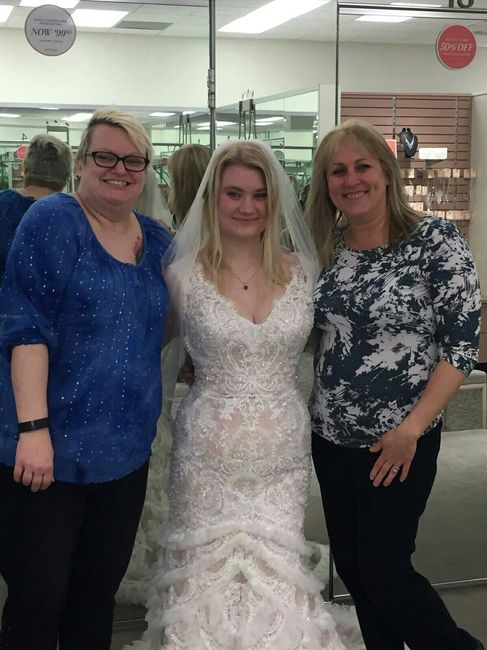 Bought my dress! (And did the thing you're not supposed to do)