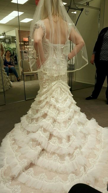 My dress is in...now I want to see yours!