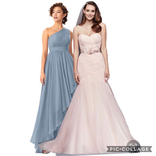 Bridesmaid dress color help! 2