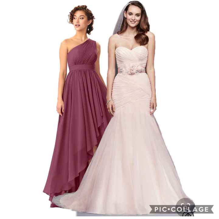 Bridesmaid dress color help! - 1