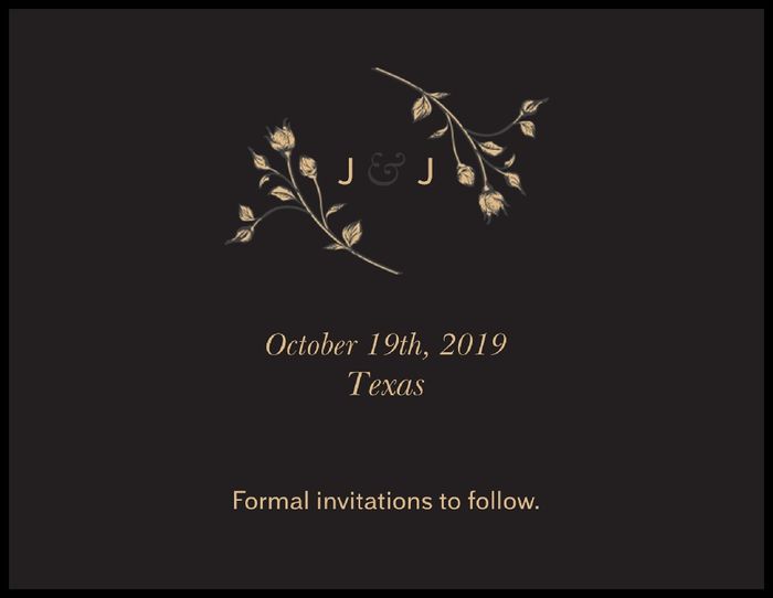 Let's see your Save The Dates! - 2