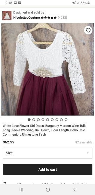 Show me your flower girl dress and ideas. - 1
