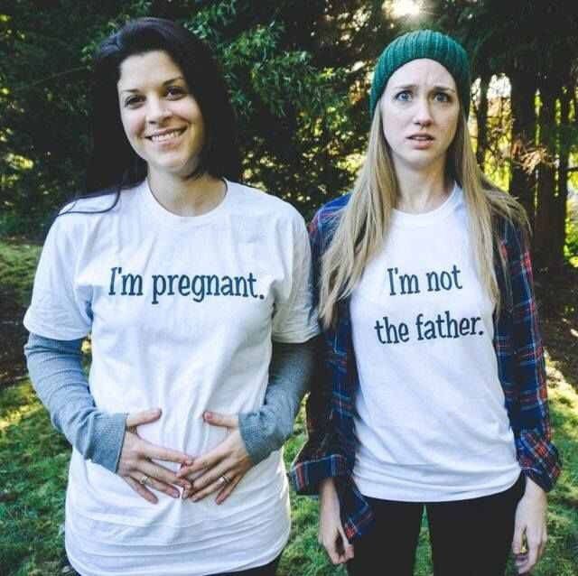 NWR Lesbian pregnancy announcement