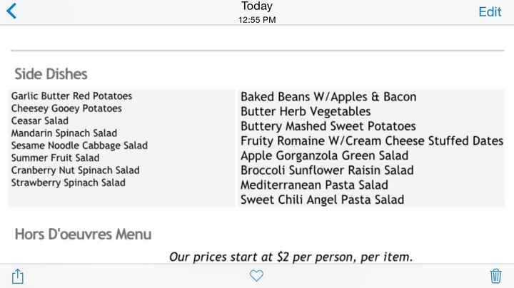Help me pick some sides?