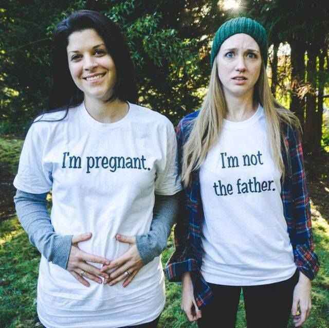 NWR Lesbian pregnancy announcement