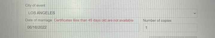 Still haven't Received our Marriage Certificate? - 1