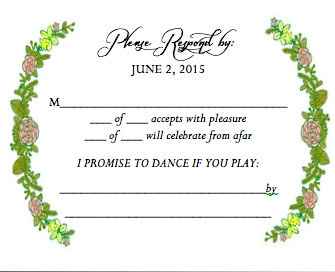 Do the RSVP and Reception card have to be separate?