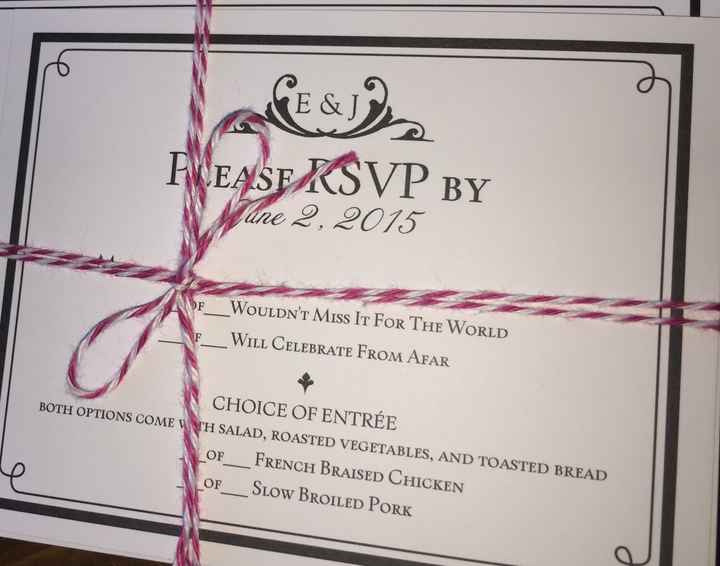Help wording the invitation/response cards