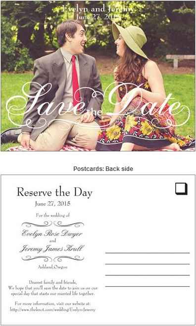 I just ordered my save the dates!
