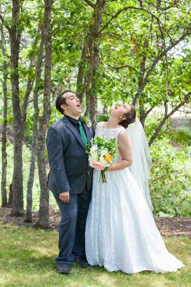 Weird photos-wedding engagement or personal