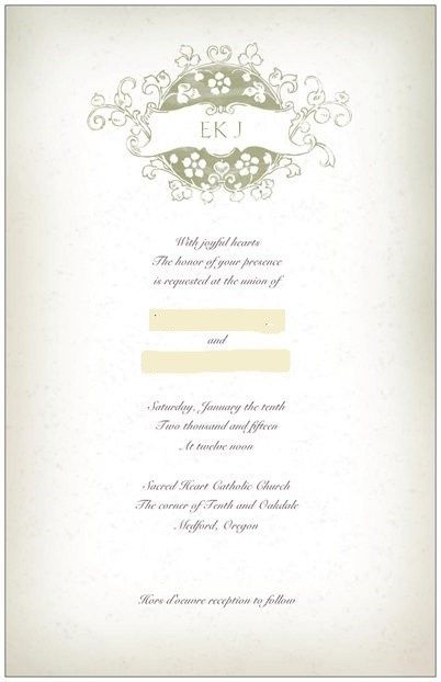 Non-traditional/ DIY Invites