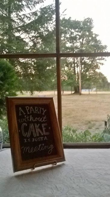 Wedding signs?  What are you doing?