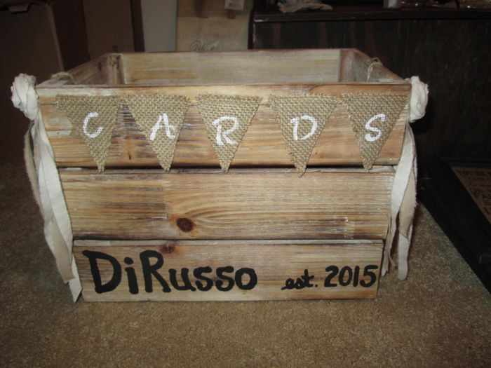 Card box!! Show me yours! Here's mine un decorated!