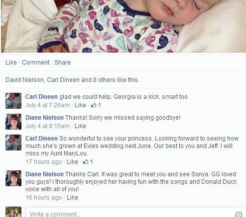 Guys, since I'm under a year it's finally happened... (family, wedding, & facebook)