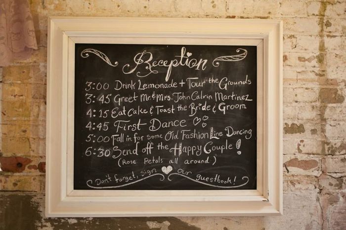 What are your wedding signs?