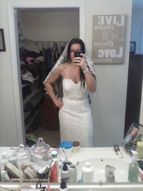Does it look like I can get away without dress alterations?What undergarments will help?