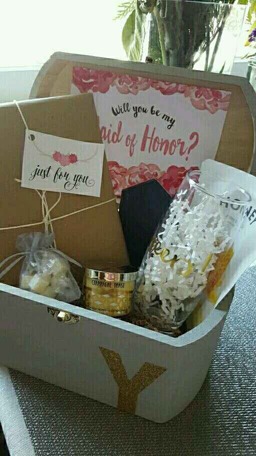 How did you ask your bridesmaids??