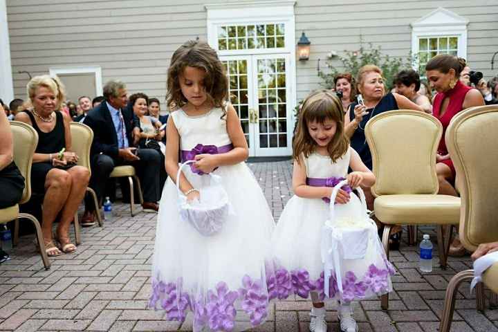 My flower girl dress got delivered today