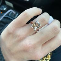 Anyone have a morganite engagement  ring? - 1